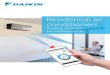 Residential air conditioners - Daikin...750 for all pair split air conditioner installations with a refrigerant charge below 3kg. R-410A (GWP 2087.5)will remain available for other