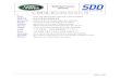 SDD SOFTWARE UPDATE · 2016. 9. 23. · ATUALIZAÇÃO DE SOFTWARE DE SDD REF: DVD 139 – 06 ARQUIVO DE CALIBRAGEM V.189 DATA: 10/2014 5/36 Range Rover (Novo) / L405 14MY . Range