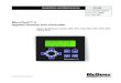 MicroTech™ II Applied Rooftop Unit Controller · Rooftop Unit Control Configuration Operation Manual Bulletin Number Discharge Air Control (VAV or CAV) OM137 Space Comfort Control