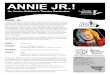 ANNIE JR.! - Anoka-Hennepin School District 11 · 2015. 11. 23. · ANNIE JR. Leapin' Lizards! The irrepressible comic strip heroine, Annie, is coming to Anoka Children's Theatre
