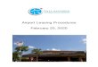 Airport Leasing Procedures February 20, 2020These Leasing Procedures incorporate aviation industry best practices, ensure compliance with governing entities, and establish a comprehensive