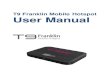 T9 Franklin Mobile Hotspot User Manual9 Charging the Battery Before using your mobile hotspot, ensure that the battery is fully charged. Be sure to use the charger that came with your