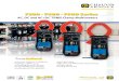 F200 - F400 - F600 Series · 2020. 8. 9. · F600 Serie F400 Serie F200 Serie F200 - F400 - F600 Series AC, DC and AC+DC TRMS Clamp Multimeters Current: 2,000 A AC / 3,000 A DC Voltage: