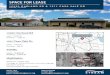 SPACE FOR LEASE · 2020. 9. 14. · 1211 Casa Vale Dr Land – 7,667 SF Building – 968 SF TOTAL Land – 16,889 SF Building – 2,957 SF Highlights Ability for multiple uses Frontage