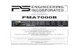 PMA 7000B Installation Manual - PS Engineering IncTSO Approval. The PMA7000B-series Audio Selector Panels are FAA approved under TSO C50c (Audio Amplifiers) and TSO C35d (Marker Beacon