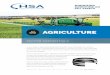 AGRICULTURE · 2020. 3. 12. · AGRICULTURE SECTOR CREDENTIALS MINIMISING DOWNTIME ON KEY ASSETS A vast range of agricultural equipment provides many challenges for hydraulic equipment