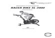 Heimsport-Trainingsgerät RACER BIKE XL 2000 vejledninger/XL 2000 1910 5spr DK.pdf Heimtrainer. 11 1.Montér maskinen nøjagtigt som beskrevet i installationsvejledningen, og brug
