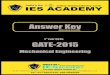 1st Feb'2015 GATE-2015 - IES Academy...GATE-2015 1st Feb'2015 Mechanical Engineering 28-B/7, 2nd Floor, Jia Sarai, Near IIT Delhi, Hauz Khas, New Delhi-110016 iesacademy@yahoo.com