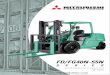 S E R I E S · 2019. 1. 29. · Mitsubishi Forklift Trucks’ newly designed hardened steel mast rail is extremely strong and resists twisting and bending under loads that would cripple