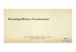 Brewing Water Treatments...Palmer Brewing Solutions, Inc. Mash ph is the Equilibrium between Water Chemistry and Malt Chemistry The effect of water chemistry in the mash is summarized