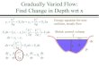 Gradually Varied Flow: Find Change in Depth wrt xgn.dronacharya.info/.../Open-Channel-Flow/PPT/Unit2.pdfGradually Varied Flow: Governing equation 1 Fr 2 S S dx dy o f Governing equation