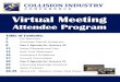 Virtual Meeting€¦ · Hotel Reservations: ONLINE or all (612) 370-1234 JULY 14/15: (WED / THURS) Renaissance leveland Hotel leveland, Ohio Wednesday: 12:00p – 5:00p Reception