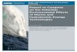 Energy.gov - Report to Congress on the Potential Environmental Effects of Marine … · 2017. 6. 3. · environmental monitoring of active offshore wind farms, and turbine passage