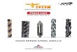 HigH Speed Steel drillS...High Performance Cutting Tools ® **GST WI BE CHARGED ETRA A APPICABES 4 HSS pArAllel SHAnK tWiSt drill - JoBBer SerieS ( FUll groUnd StrAigHt SHAnK drill,