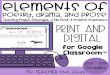 Poetry, Drama, and Prose...Poetry, Drama, and Prose Teaching Pages, Passages, a Flip Book, & Graphic Organizers Digital Print and for Google Classroom Grades 3rd –5th The Next Teacher