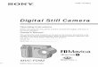 Digital Still Camera - RS Components · 2019. 10. 12. · model name1[MVC-FD92] masterpage:Right filename[D:\WORKS\Mavica kaihan\3066742121\3066742121MVCFD92UC\01COV-MVCFD92UC\010cov.fm]