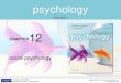 social psychology - Saint Joseph High Schoosaintjosephhs.com/dr-rosemary-bunker/wp-content/uploads/...Social Psychology and Conformity •Social psychology: the scientific study of
