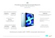 iPad Air (4th generation) · 2020. 9. 14. · 2 iPad Air (4th generation) Product Environmental Report. Taking responsibility for our products at every stage . We take responsibility