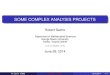 SOME COMPLEX ANALYSIS PROJECTS - Westmont Collegehowell/complex-analysis/... · 2014. 7. 17. · complex analysis Some nice topics that are not complex analysis are topological Contractible