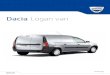 Dacia Logan vanučinkovito štiti kabinu vašeg vozila od snijega ili blata. Kataloški broj: 60 01 998 198 (Gumeni tepih) 3. Protublatne zavjesice sprijeda i straga štite karoseriju