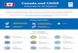 Canada and UNDP · 2017. 10. 10. · Canada is among UNDP’s top donors. In addition to funding, Canada’s leaders in government, business, and academia give their expertise to