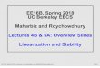 EE16B, Spring 2018 UC Berkeley EECS Maharbiz and Roychowdhury Lectures …inst.eecs.berkeley.edu/~ee16b/sp18/lec/Lecture4B.pdf · 2018. 2. 20. · EE16B, Spring 2018, Lectures on