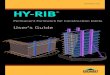 NOVEMBER2007 HY-RIB · 2019. 6. 20. · The CIRIA Report 108 "Concrete pressures on formwork" categorises these concretes as Group 4, and predicts that at such rates of rise the design