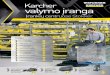 Karcher valymo įranga - Stokker · 2017. 10. 11. · valymo įranga Karcher Įrankių centruose Stokker Pasiūlymas galioja iki 2016 05 31 | Kainos nurodytos su PVM | Aukšto slėgio