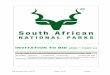 INVITATION TO BID - sanparks.org€¦ · bid number gnp-010-20 page 2 of 46 initials: bid response documents may be deposited in the bid box situated at 643 leyds street, muckleneuk,