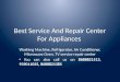 Best Service And Repair Center For Appliances