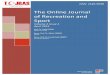 The&Online&Journal&& of&Recreation&and& Sport& · 2019. 12. 13. · The Online Journal of Recreation and Sport Volume 3, Issue 2 ! 1! Assessment of the Entrepreneurship Level of the