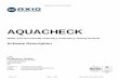 AQUACHECK - Amazon Web Services · 2020. 10. 5. · (Aquacheck) is to enable laboratories performing the analysis of organic and inorganic chemicals in clean and wastewaters, sludges