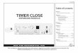 Section 1 TIMER CLOSE - Overhead Door · 2015. 10. 28. · the monitoring option required by the Timer Close Module — “DC.”Contact Miller Edge at 1.800.220.EDGE. The timed closing