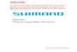 Shimano - 2006-2007 Products compatibility information … 2017. 3. 24. · Compatibilities are subject to change without prior notice. Issued on February 20, 2006 SHIMANO INC. 2006-2007