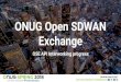 ONUG Open SDWAN Exchange · • Active Specification Work 1. OSE Architecture Spec – Reference SDWAN Architecture and interface reference points 2. OSE Path Management – Access