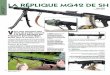 la réplique MG42 de Sh oei, verSion électrique Shoei MG42 AEG Model... · 2015. 1. 4. · La MG42 AEG (Automatic Electric Gun) n’est dis-ponible qu’en version crosse bakélite