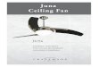 Juna Ceiling Fan - Lowes Holidaypdf.lowes.com/installationguides/647881190187_install.pdfJuna Ceiling Fan 1 Read and Save These Safety Precautions 1. Turn oﬀ electricity at main