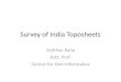 Survey of India Toposheets - hillagric.ac.in:999hillagric.ac.in:999/downloads/gis/notes/6-SurveyofIndiaToposheets.pdf · or large-scale architecture; earth sciences and many other