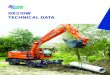 Doosan Infracore Construction Equipment DX210W TECHNICAL Mobile Excavator.pdf · PDF file 2019. 9. 26. · Doosan Infracore Construction Equipment DX210W TECHNICAL DATA. ITEMS UNIT