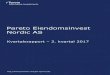 Pareto Eiendomsinvest Nordic ASshare.paretosec.com/download/reports/PEN Q2 2017.pdf · 2017. 7. 14. · Leiekontrakten med Møbelringen ble også nylig reforhandlet. Dette ble gjennomført