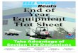 End of Year Equipment Hot Sheet - Welcome to NuWay...$165 $585 $1475 $9,995 Wanco Variable Message Board (G) Item # Equipment # 1510 Z125 In service: 12/30/13 Rental Rates Daily Weekly