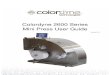 Colordyne 2600 Series Mini Press User Guide...Colordyne 2600 Series Mini Press User Guide v3.6 Page | 73. Cleaning other rollers. Visually inspect rollers throughout the paper path