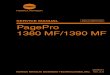 PagePro1380/1390 MF Service Manual · PagePro 1380 MF/1390 MF. SAFETY AND IMPORTANT WARNING ITEMS S-1 Read carefully the Safety and Important Warning Items described below to understand