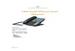 C56 VoIP Phone User Manual - Cortelco Inc.C56(P) is a fully featured telephone that provides voice communication over the data network. This phone has all the features of a traditional