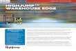 HIGHJUMP™ WAREHOUSE EDGE · 2019. 8. 12. · HighJump™ Warehouse Edge with user-configured algorithms, and intelligently directs put-away to the appropriate bins based on product