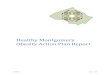 Healthy Montgomery Obesity Action Plan Report · 2019. 5. 9. · In June, 2012 the Healthy Montgomery Steering Committee (HMSC) convened the Obesity Action Planning Work Group (OWG)
