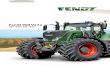Fendt 900 Vario · 2020. 2. 20. · Fendt 900 Vario лидируют на рынке тракторов для крупных хозяйств и подрядчиков с 1995 года
