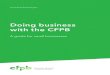 Doing business with the CFPB - Consumer Financial Protection 2017. 2. 22.¢  14 DOING BUSINESS WITH THE
