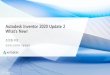 Autodesk Inventor 2020 Update 2 What's New! · 2019. 11. 4. · 오토데스크코리아기술영업팀. What's New! Autodesk Inventor 2020. Autodesk Inventor 2020. ⚫Inventor 2020은오늘날의엔지니어링및설계전문가를위해제작되었습니다