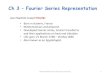 Ch 3 Fourier Series Representation - KSUfac.ksu.edu.sa/sites/default/files/cen340_-_chapter_3... · 2017. 4. 11. · Ch 3 –Fourier Series Representation Jean Baptiste Joseph Fourier